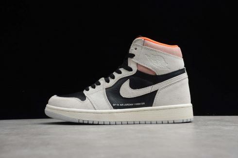 air jordan 1 neutral grey crimson