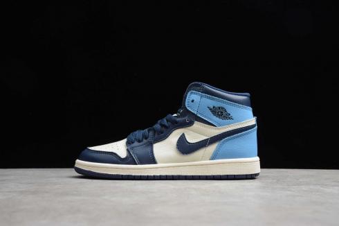 jordan 1 retro high obsidian unc kids