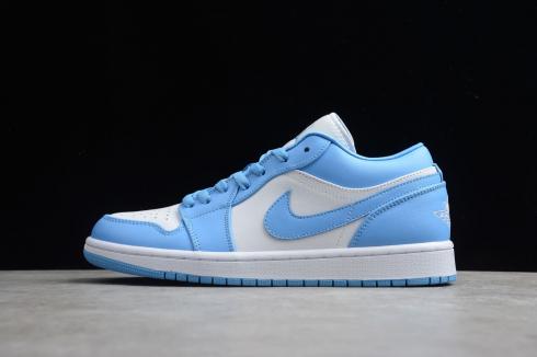 aj 1 blue white