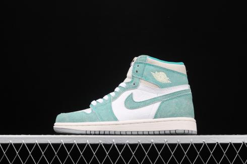 Nike Air Jordan 1 Retro High Og Turbo Green Neutral Grey Shoes 311 For Sale Reactrun