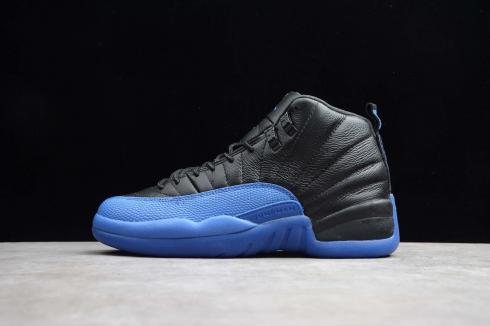 retro 12 blue black