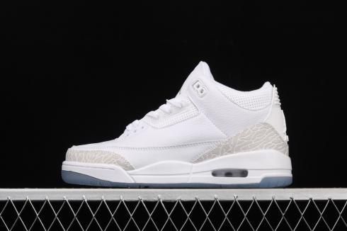 jordan retro 3 triple white