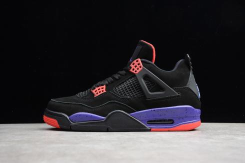 black purple red jordan 4