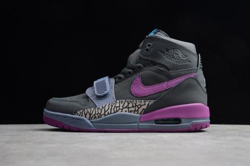 Nike Air Jordan Legacy 312 Anthracite Bold Berry Purple Basketball Shoes Av3922 005 Reactrun