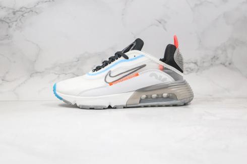 nike air max 2090 white/black/pure platinum/bright crimson