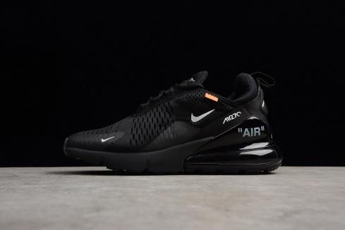 Nike Air Max 270 White Black Blue Month Running Shoes 8058 001 Reactrun