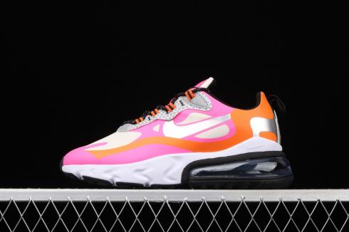 Nike Wmns Air Max 270 React Se White Orange Pink Black Ct14 100 Release Date Reactrun