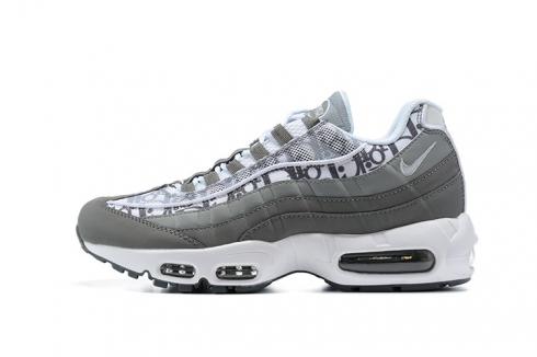 nike womens air max 95 trainer atmosphere grey / white