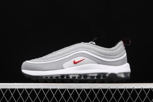 Nike Air Max 97 Golf Silver Bullet Metallic Silver Varsity Red Ci7538 001 Reactrun