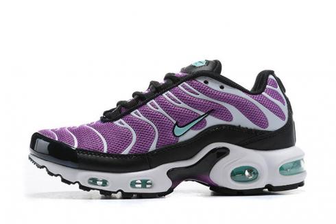 nike air max plus womens purple and black