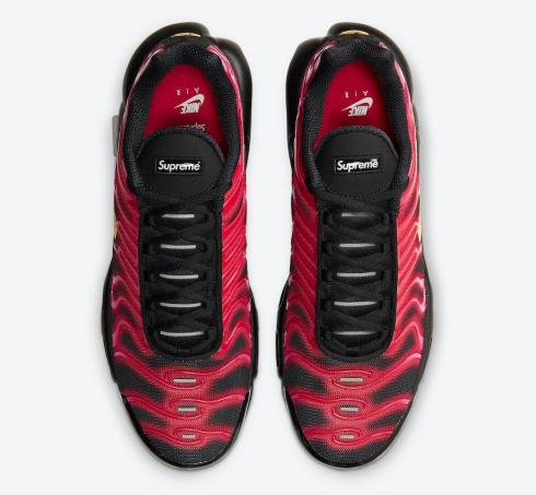 air max plus supreme fire pink