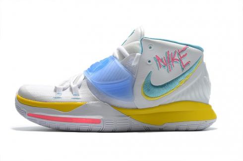 kyrie 6 white blue fury