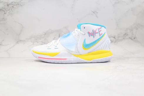 kyrie 6 white blue fury