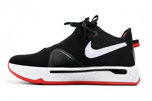 2020 Nike Pg 4 Iv Ep Black White Red Paul George Basketball Shoes Cd5082 016 Reactrun