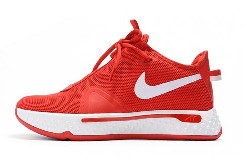 paul george shoes red and white