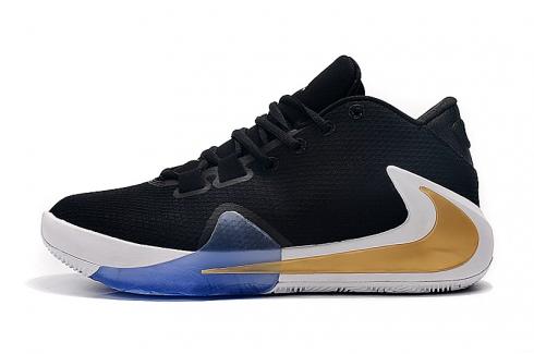 nike freak 1 white and gold