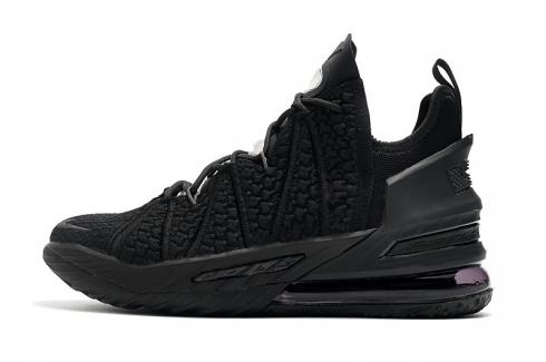 lebron 18 triple black