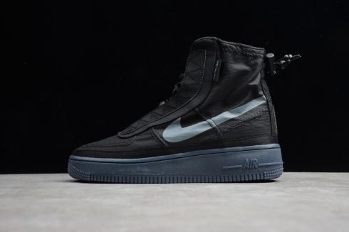 2020 Nike Air Force 1 High Shell Black Dark Grey Bq6096 001 Reactrun