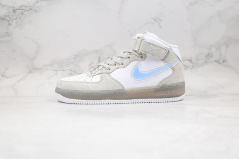 air force 1 mid wolf grey white