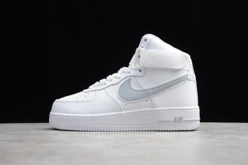 air force 1 white wolf grey