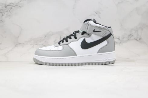 white and black air force 1 mid