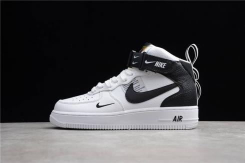 nike air force 1 mid utility white black