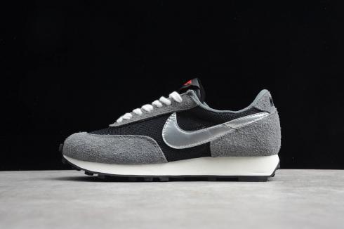 nike daybreak black metallic silver