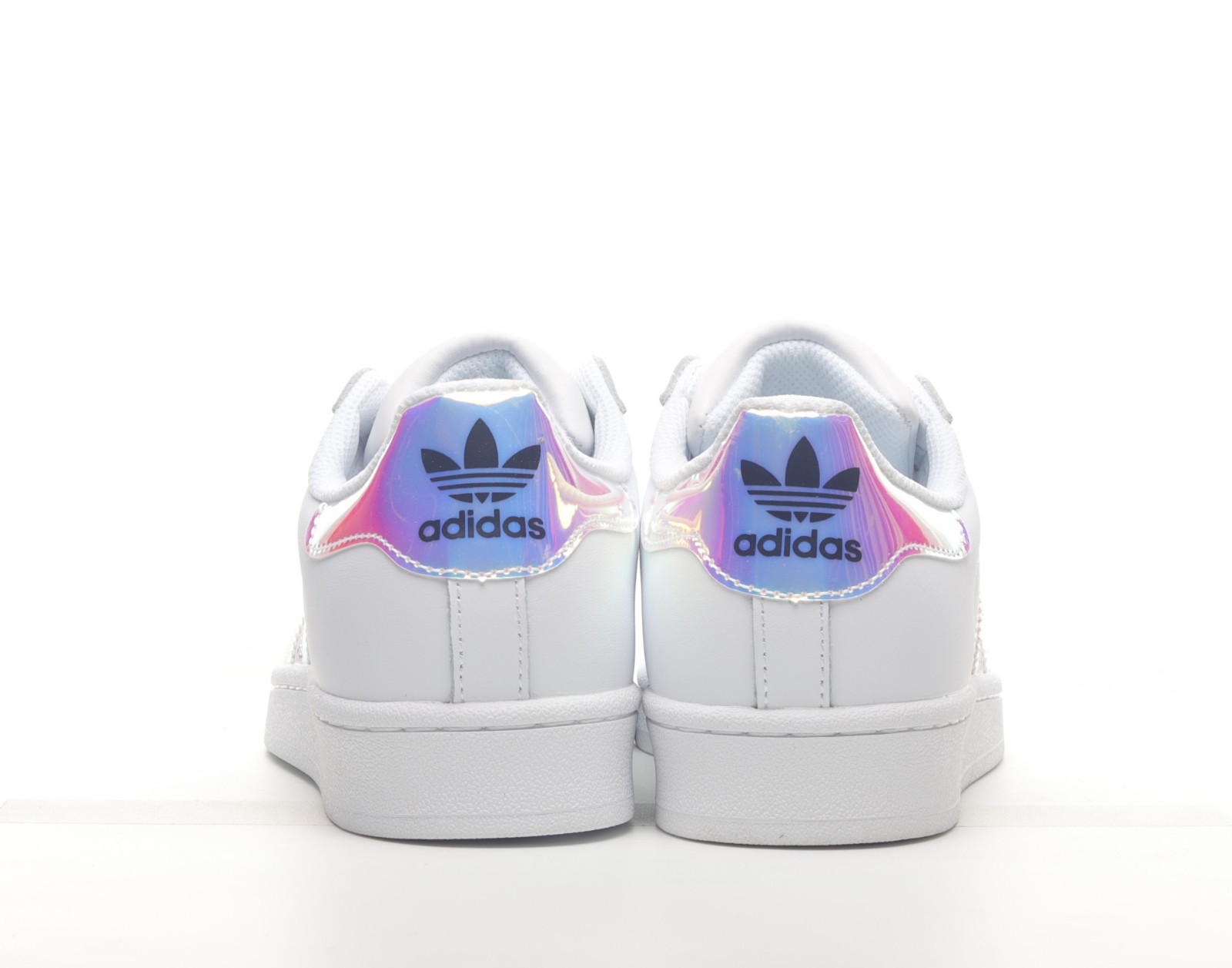 adidas superstar j white white metallic silver 36