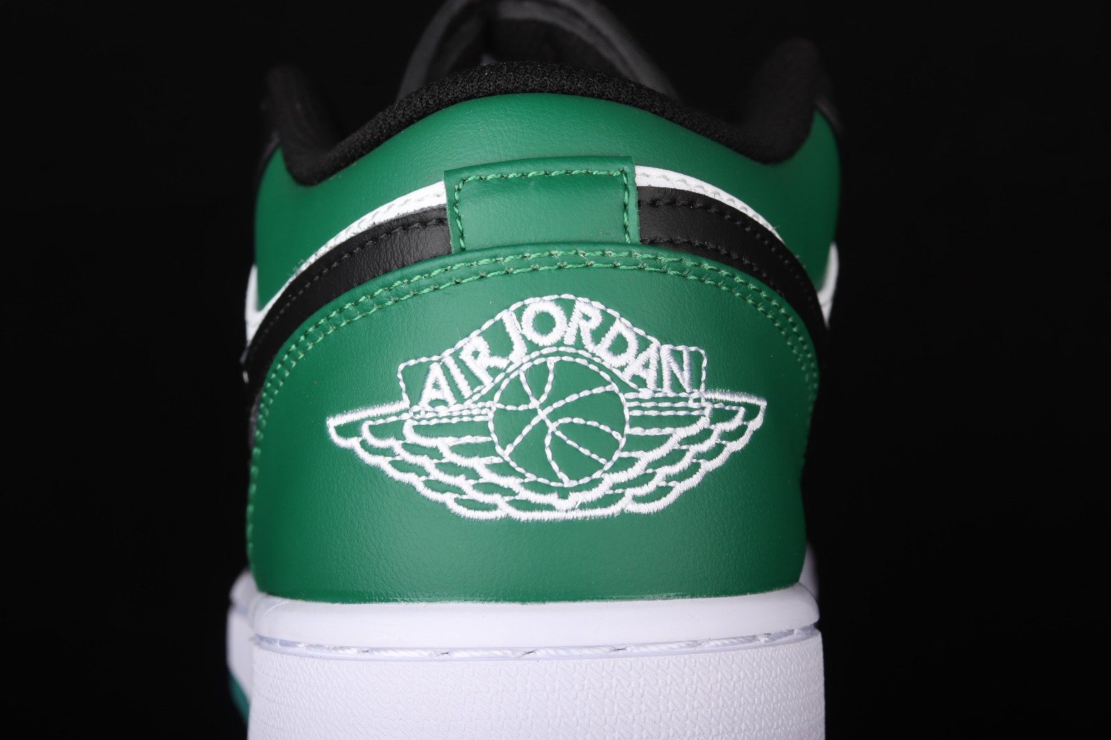 21 Nike Jordan 1 Low Green Toe Green Black White 371 Reactrun
