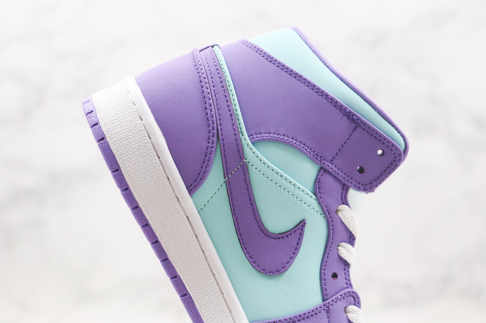 air jordan 1 mid purple aqua