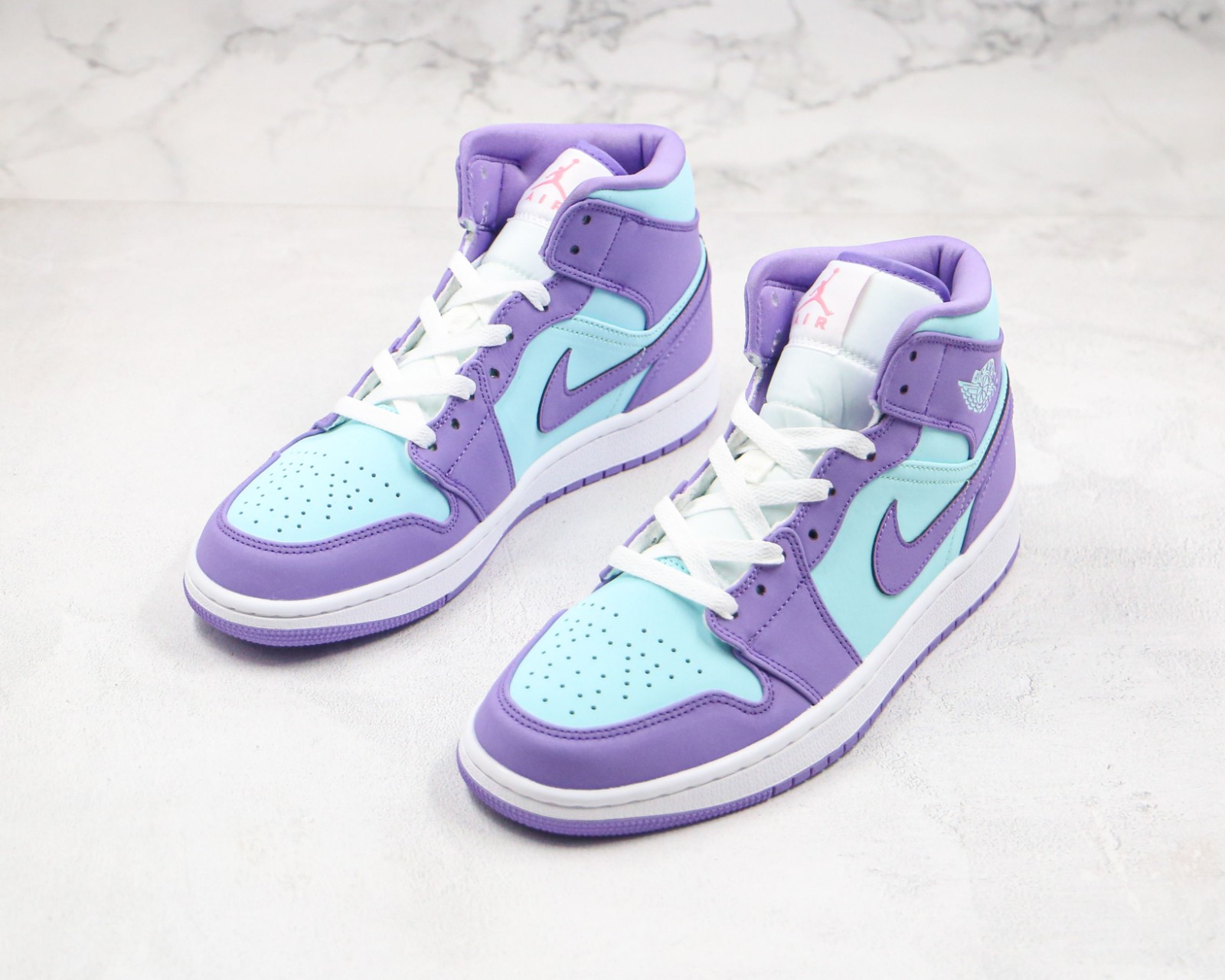 jordan 1 purple aqua