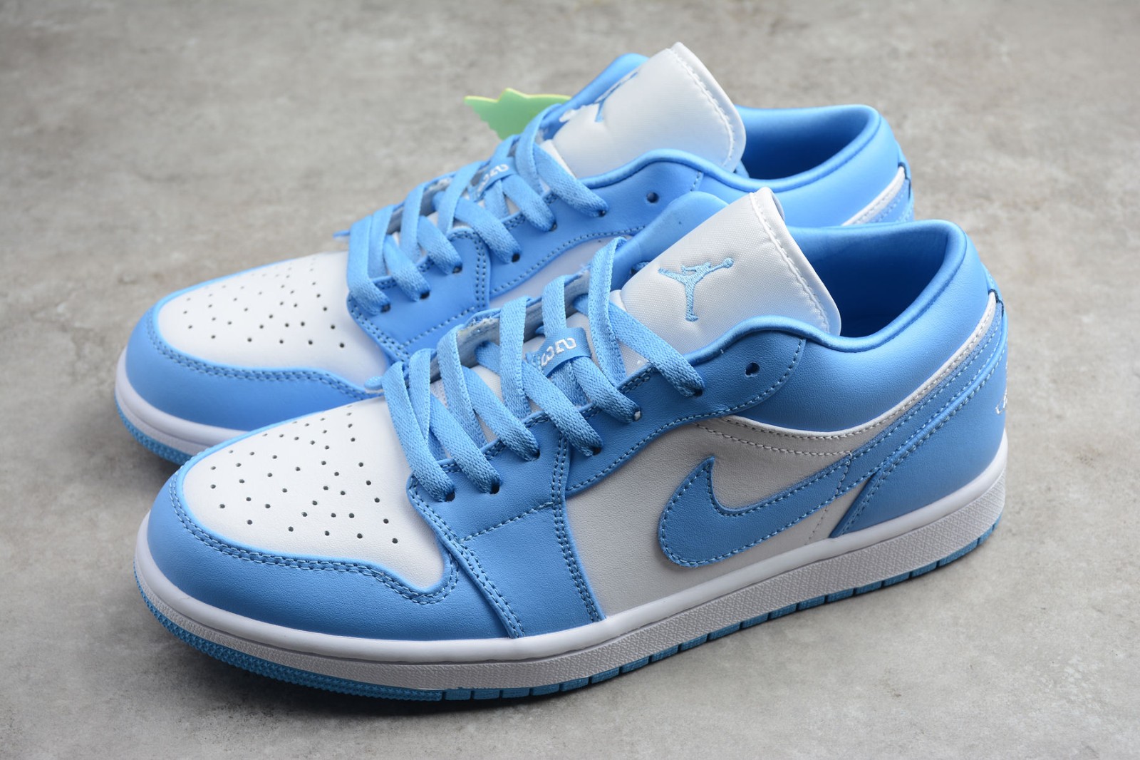 New Nike Air Jordan 1 Low UNC University Blue White AJ1 ...