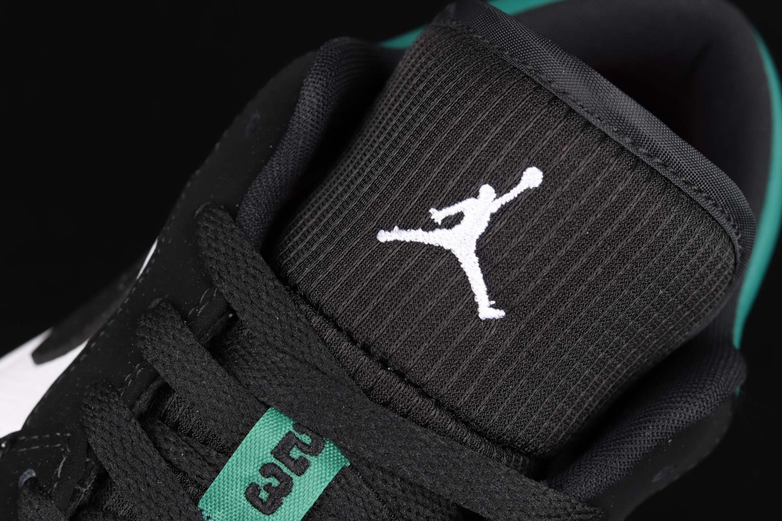 Nike Air Jordan 1 Low White Black Mystic Green 113 Reactrun
