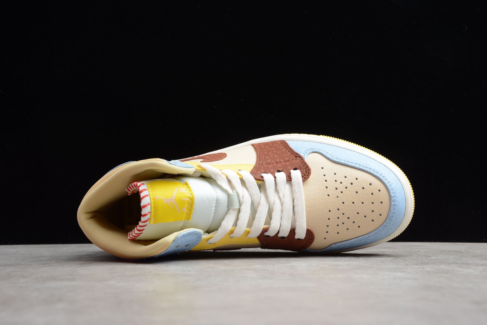 Nike Air Jordan 1 Mid Fearless Maison Chateau Rouge Blue Brown Cream Aj1 Basketball Shoes Cu2803 0 Reactrun Nike Air Jordan 1 Mid Fearless Maison Chateau Rouge Blue Brown Cream Aj1 Basketball Shoes Cu2803 0 Reactrun