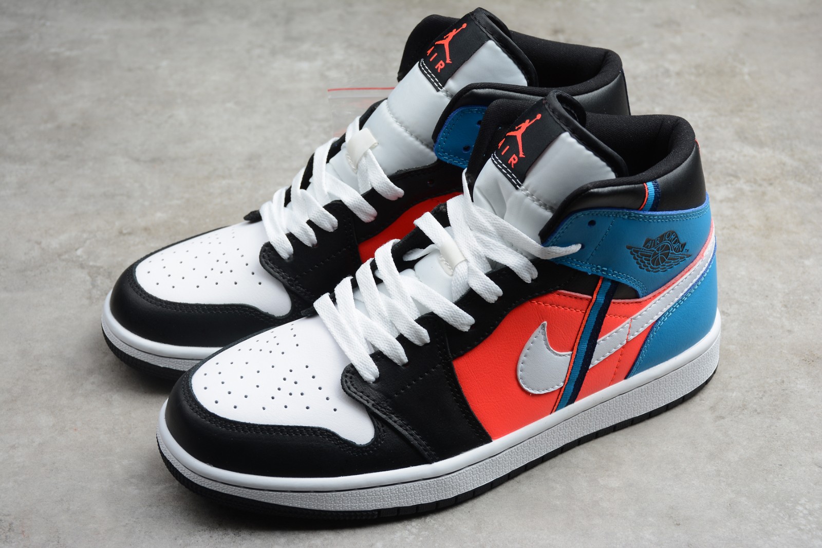 Nike Air Jordan 1 Mid Game Time Blue Orbit Black White CV4891-001 - ReactRun