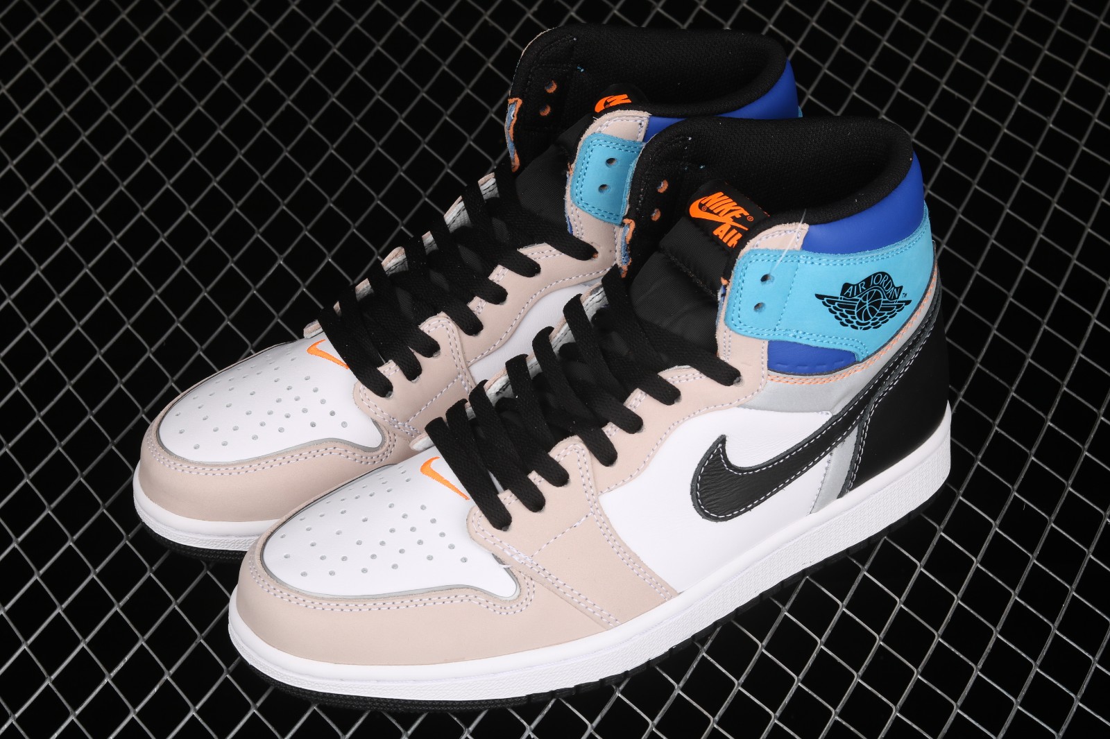 air jordan 1 retro high og white total orange