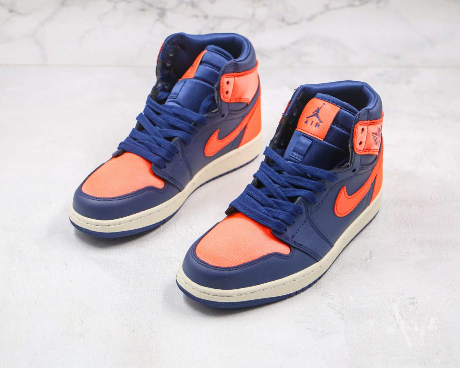 jordan 1 retro high blue void turf orange