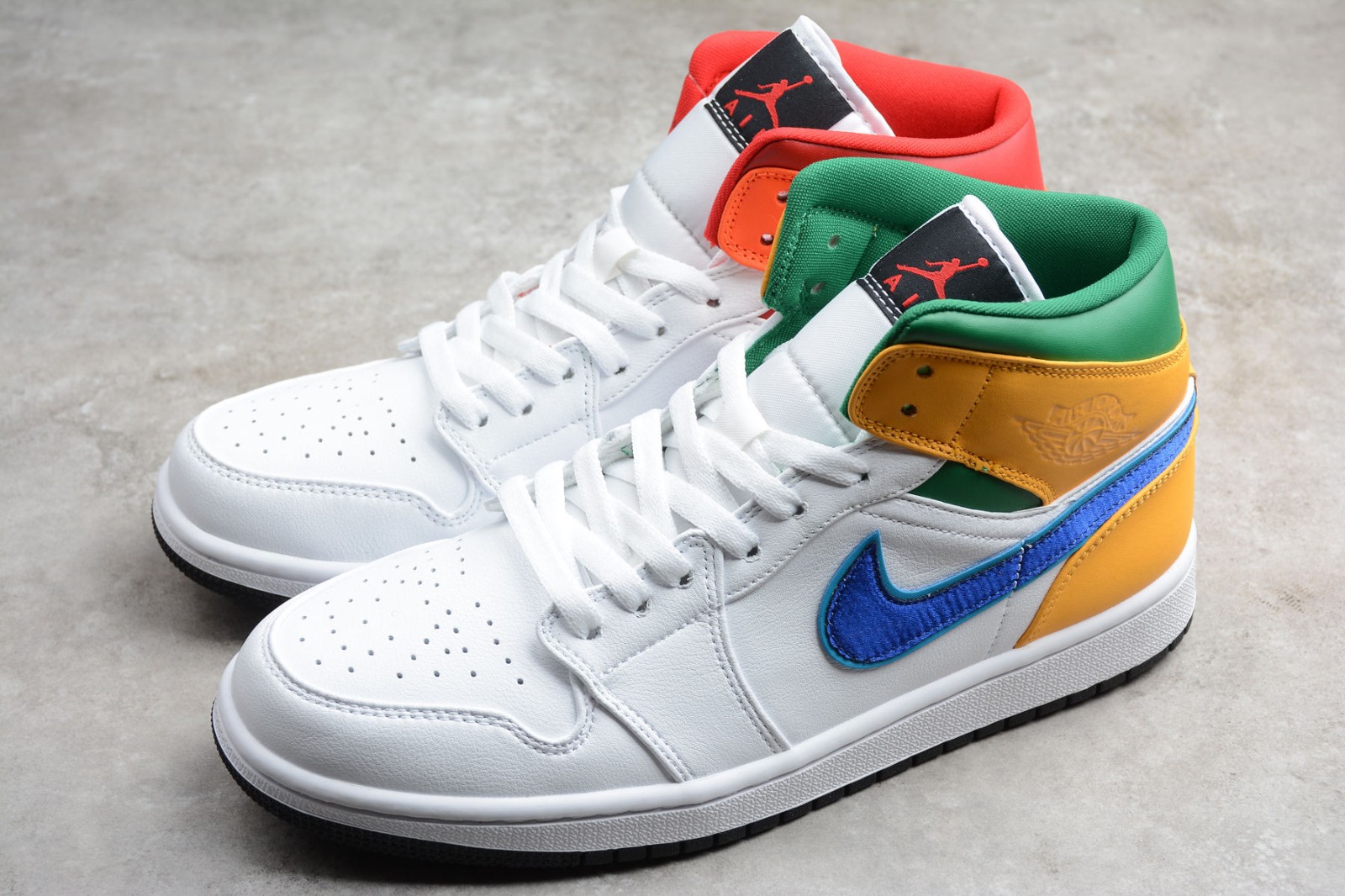 nike air jordan 1 mid alternate multicolor