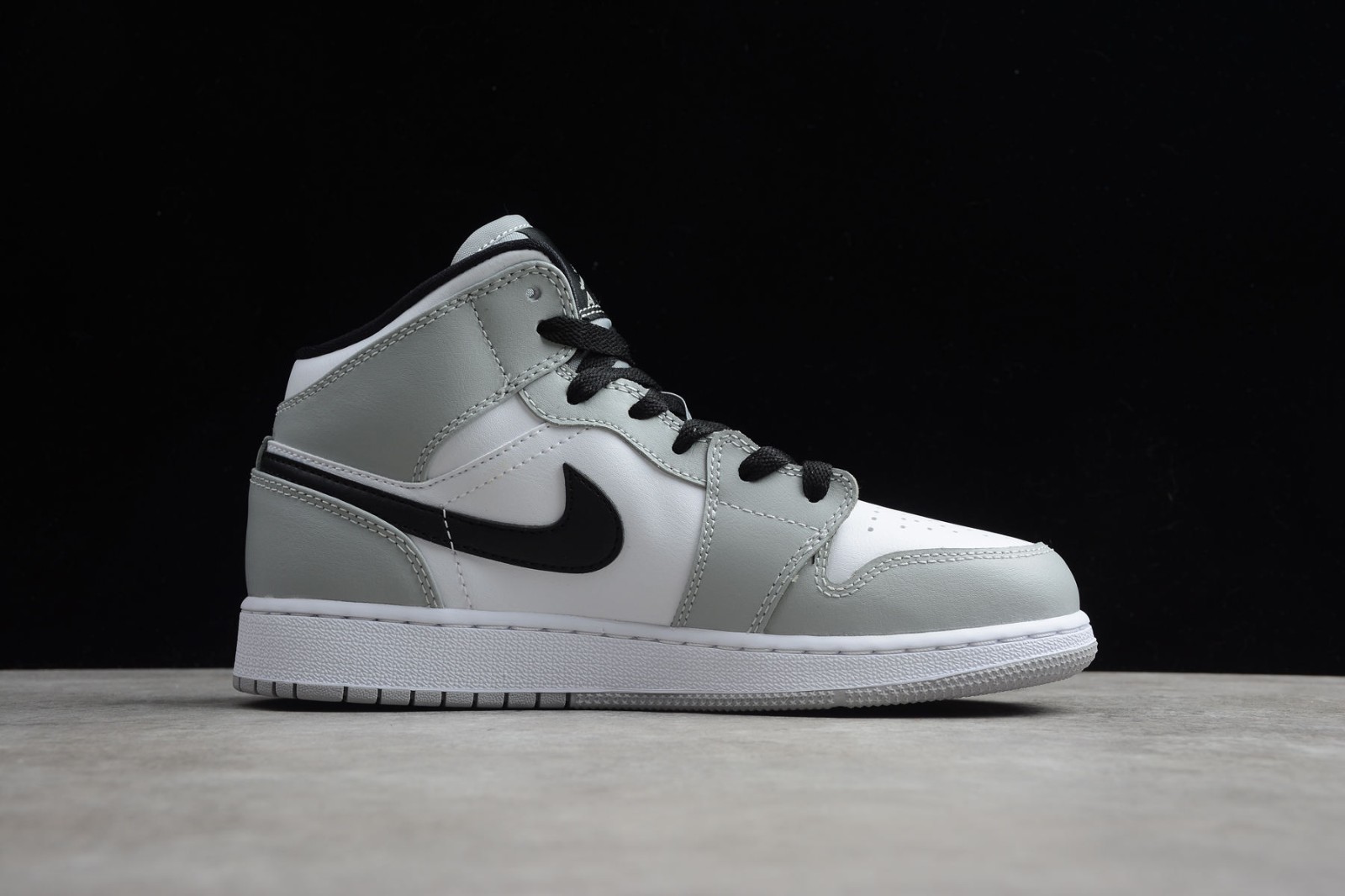 jordan 1 black white grey