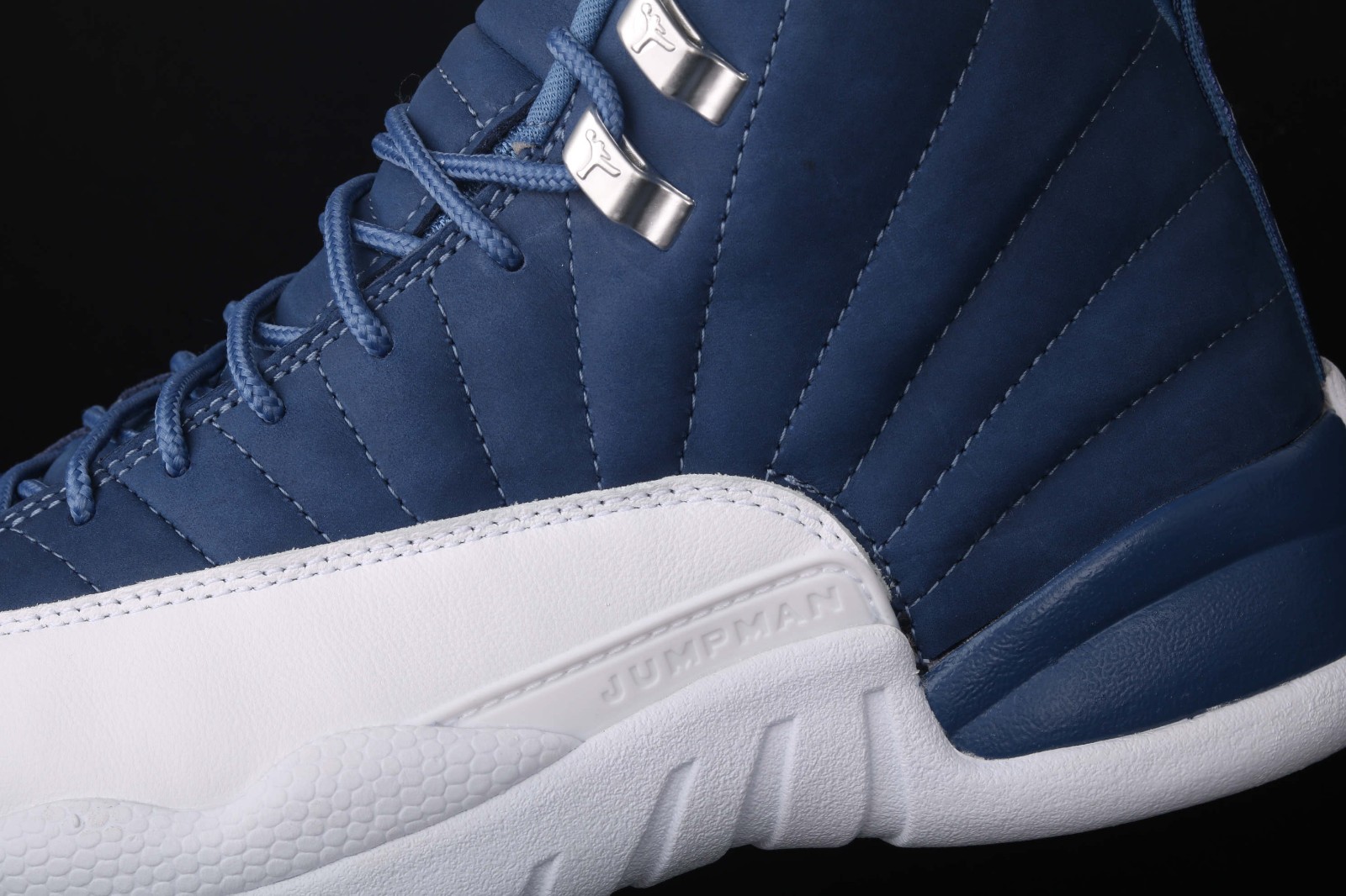 Nike Air Jordan 12 Xii Indigo Stone Blue White Obsidian Aj12 Retro Basketball Shoes 404 Reactrun Nike Air Jordan 12 Xii Indigo Stone Blue White Obsidian Aj12 Retro Basketball Shoes 404 Reactrun