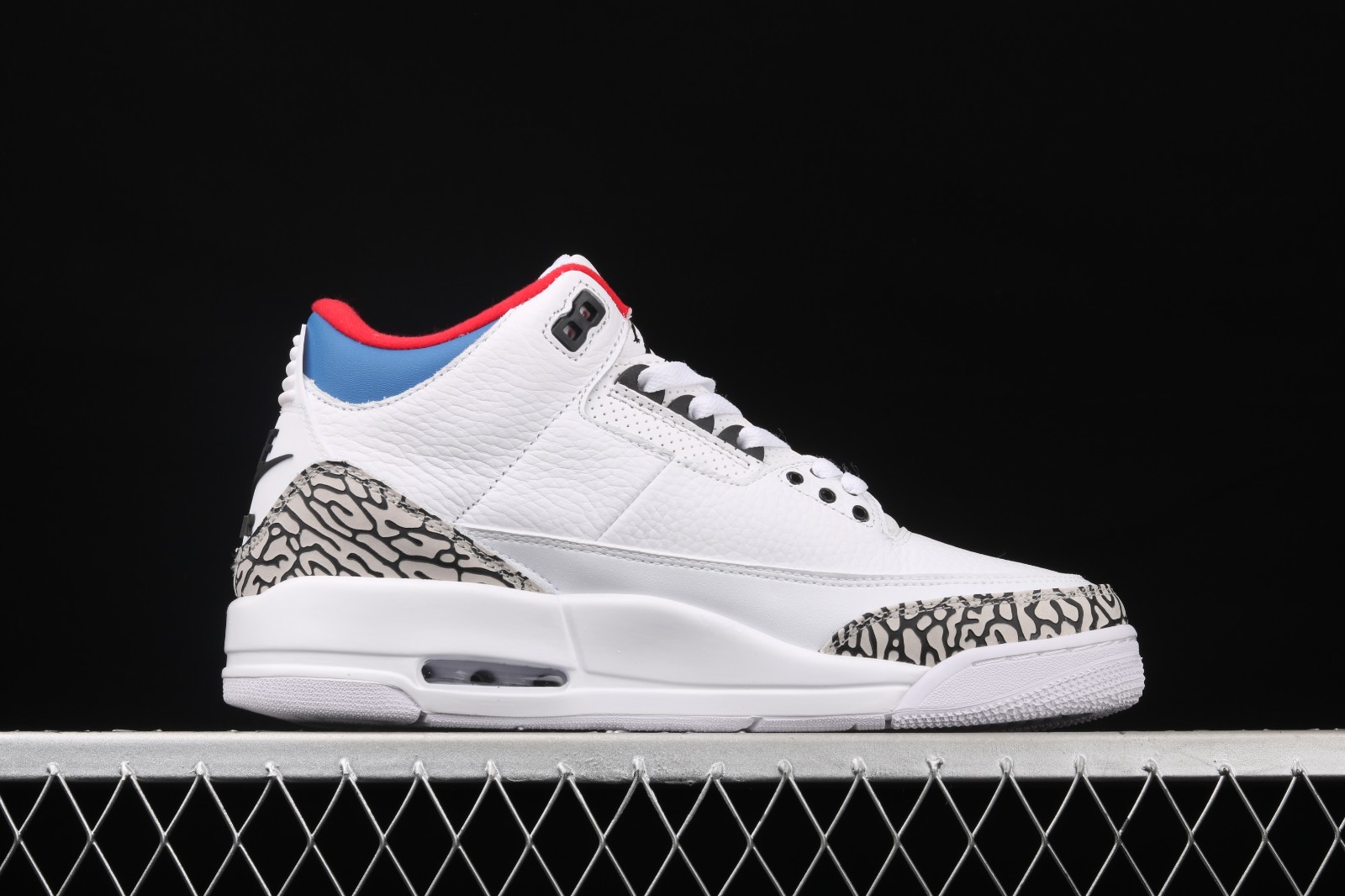 Air Jordan 3 Retro Seoul Korea Black Blue Red White Av70 100 Reactrun