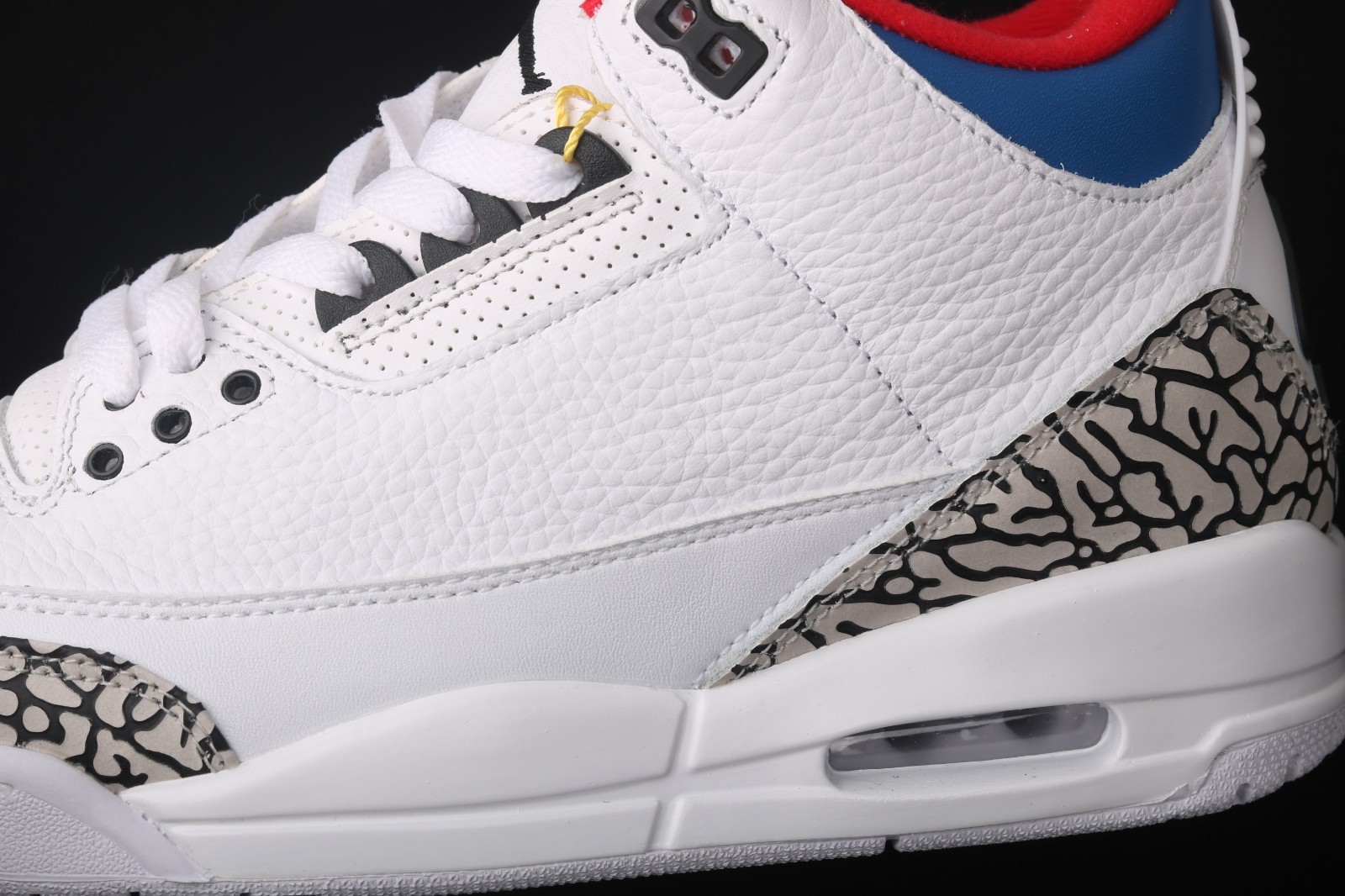 Air Jordan 3 Retro Seoul Korea Black Blue Red White Av70 100 Reactrun