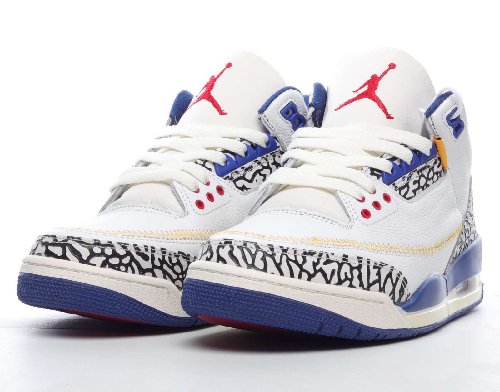 Nike Air Jordan 3 Retro Sp White Blue Red Cement Grey Dh3434 112 Reactrun
