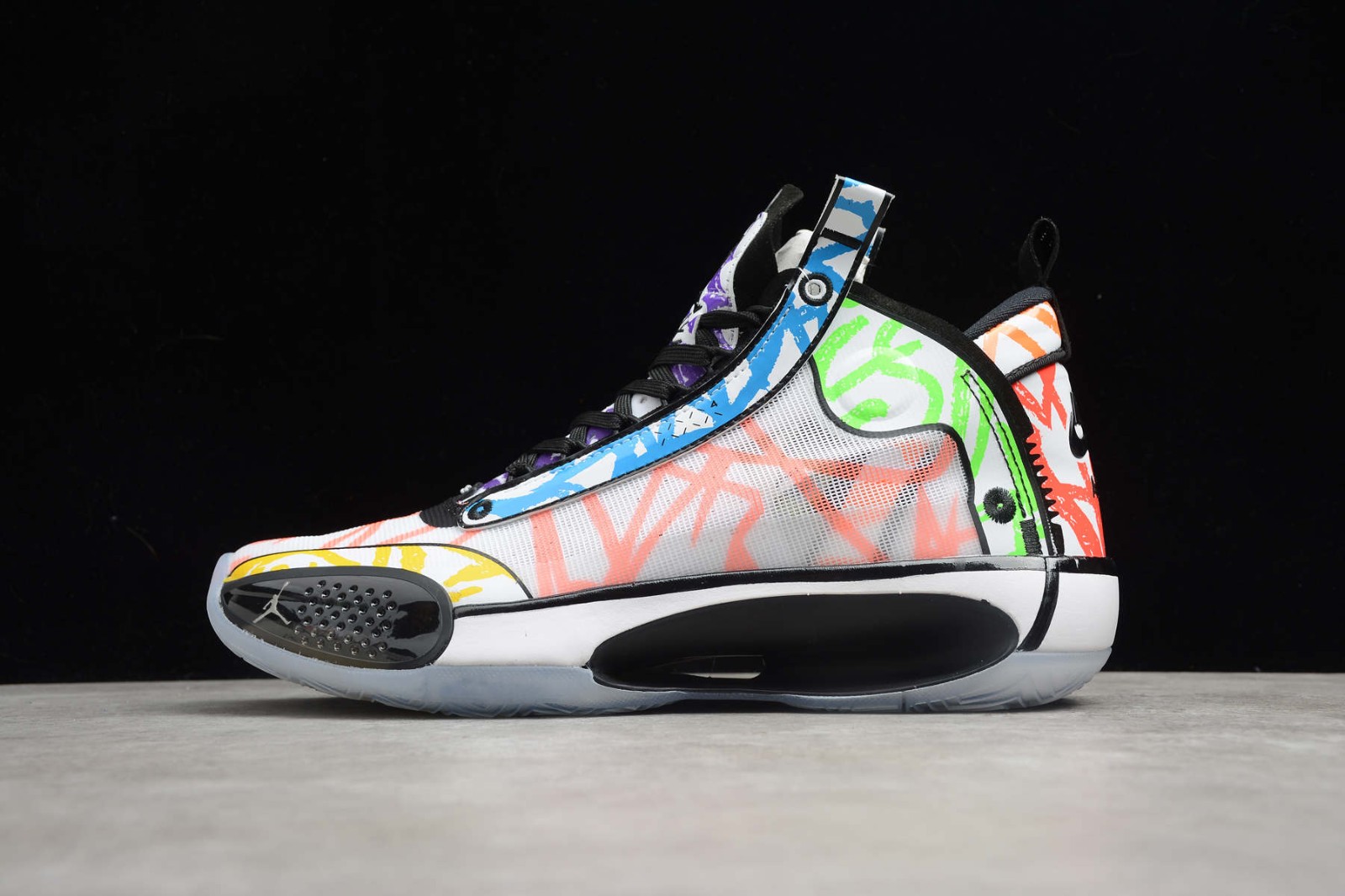 Nike Air Jordan 34 XXXIV Zion Williamson Coloring Book White Noah AJ34 Basketball Shoes DA1897 ...