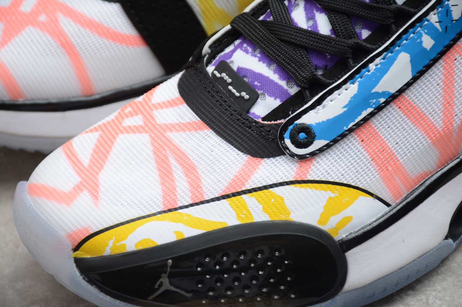 Nike Air Jordan 34 XXXIV Zion Williamson Coloring Book White Noah AJ34 Basketball Shoes DA1897 ...