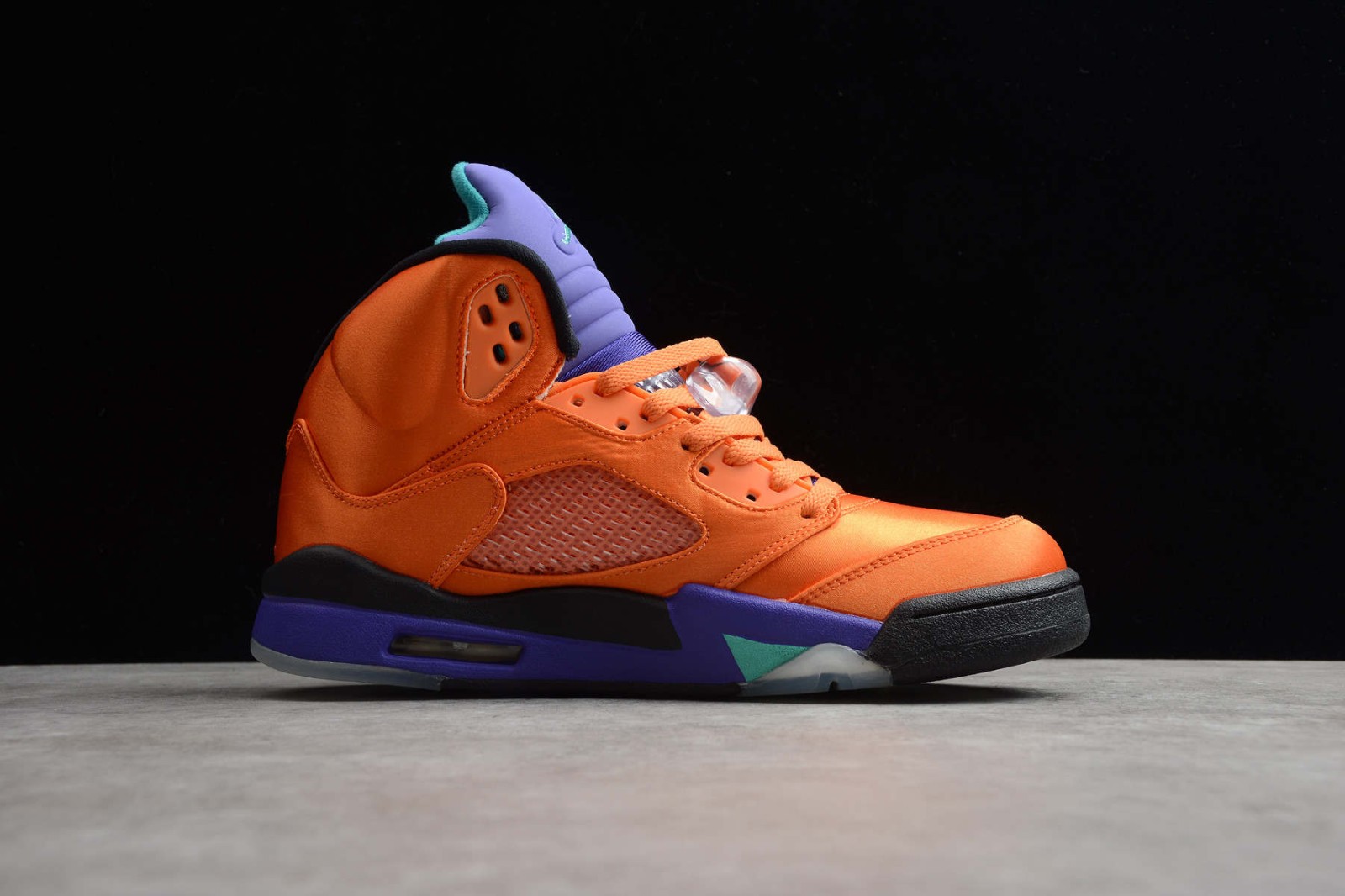air jordan 5 orange and blue