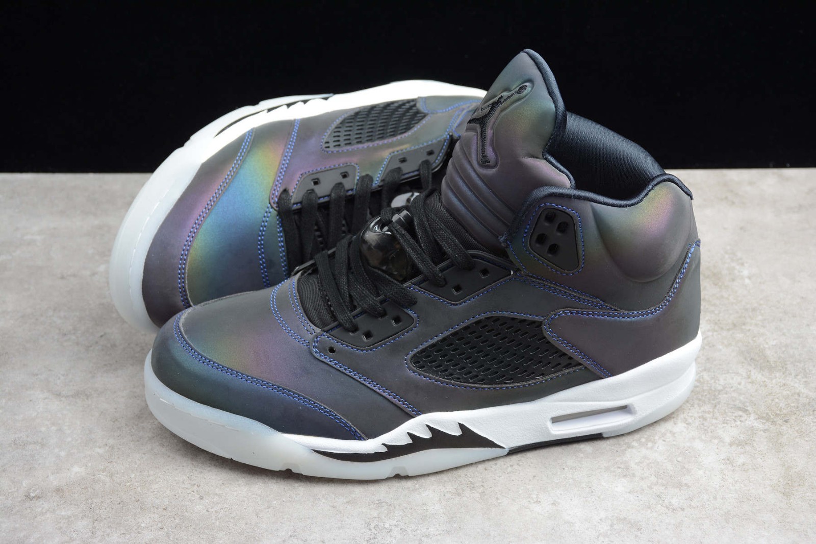 jordan 5 oil grey reflective
