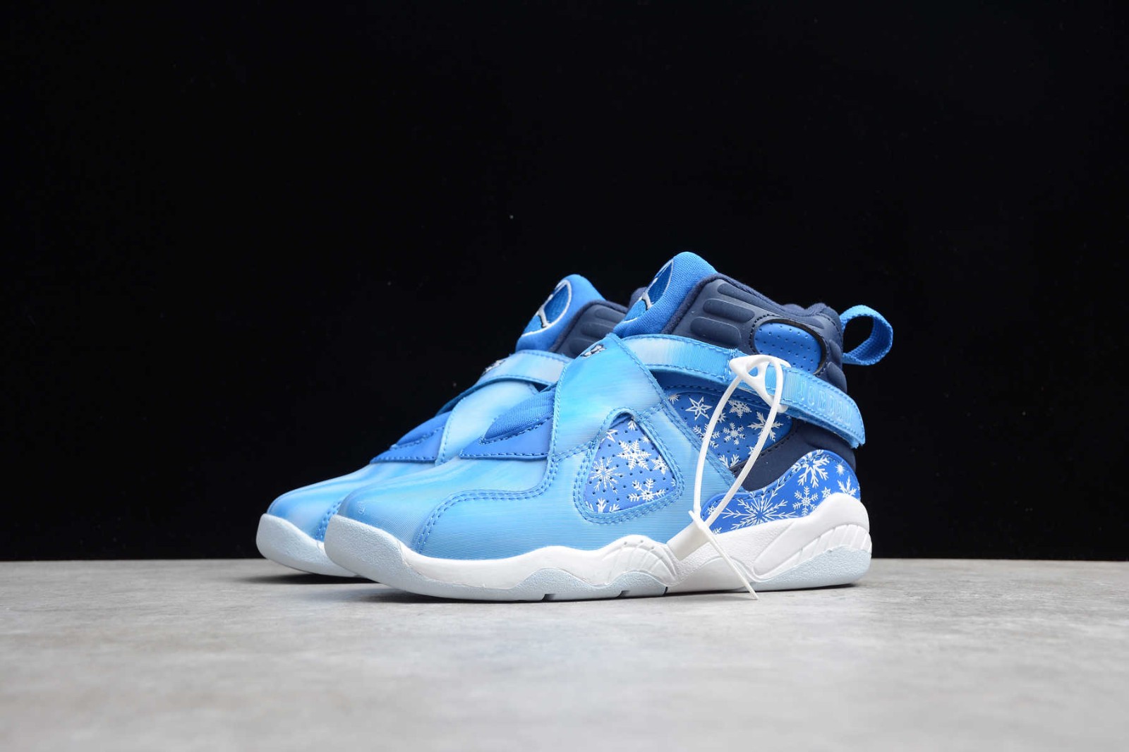 blue snowflake jordans