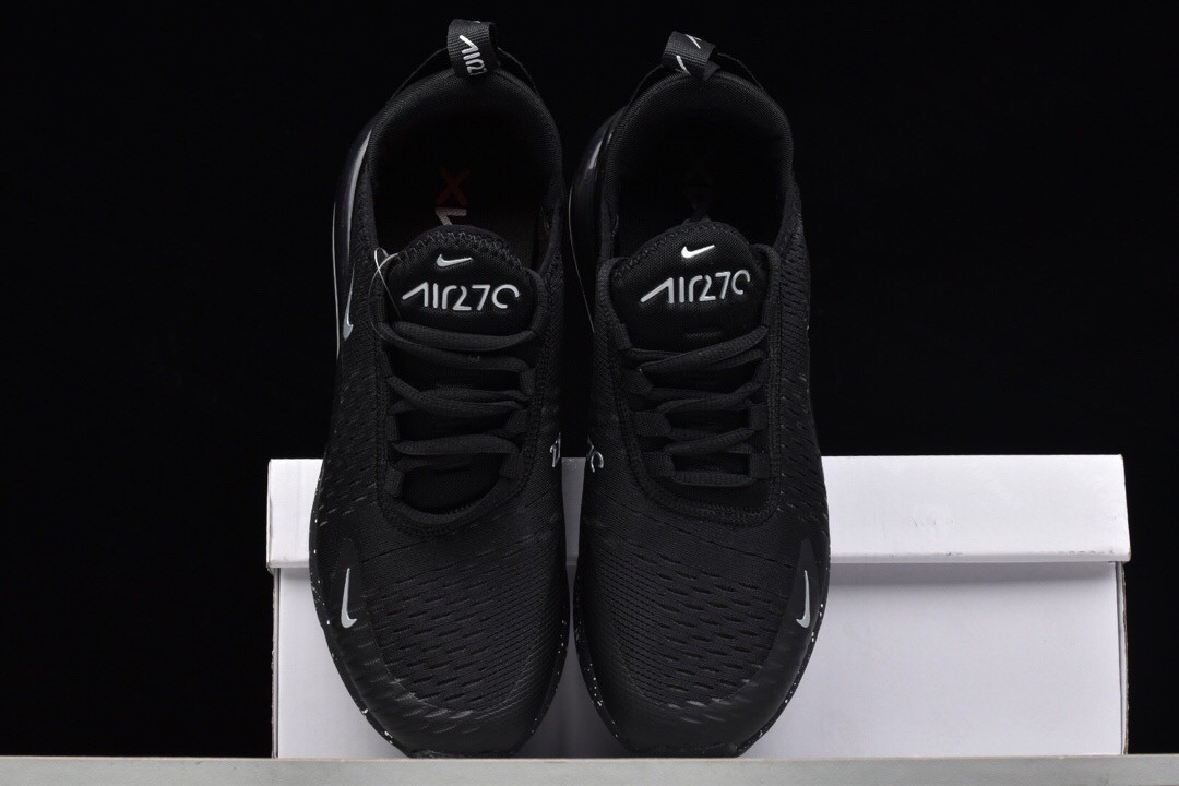 nike 270 black silver
