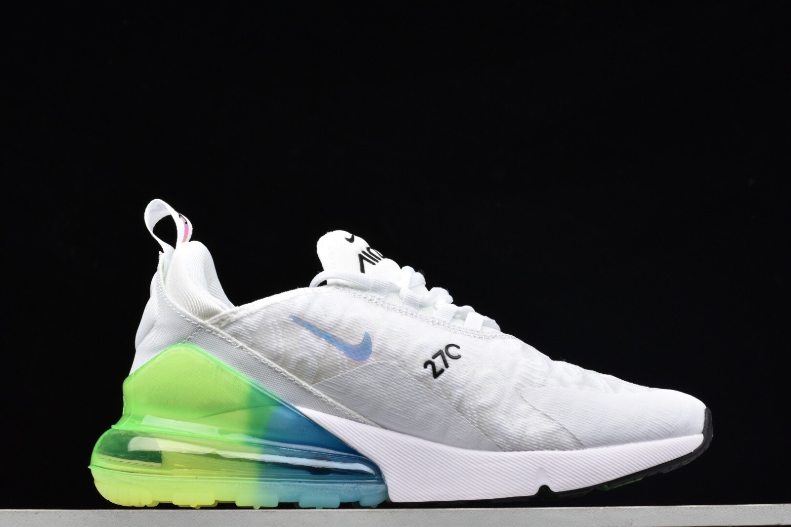 Nike Air Max 270 Flyknit White Black Light Blue Running Shoes Ah67 130 Reactrun Nike Air Max 270 Flyknit White Black Light Blue Running Shoes Ah67 130 Reactrun